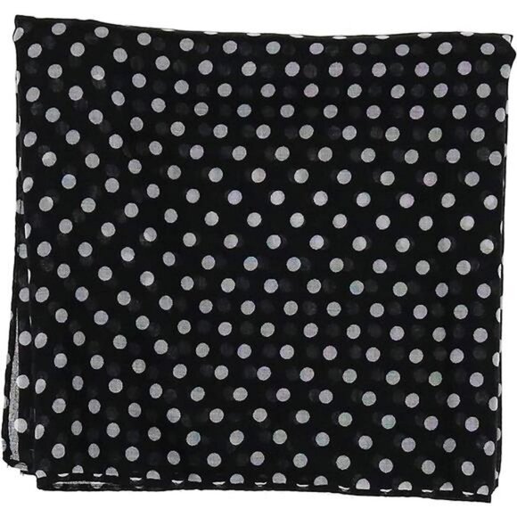 Accessories First Classic Polka Dot Womens Polyester Printed Scarf - Picture 4 of 7